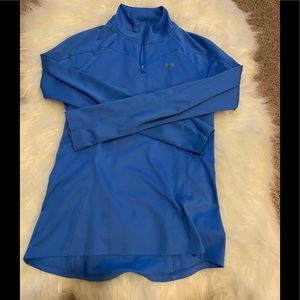 Under Armour light blue quarter zip
